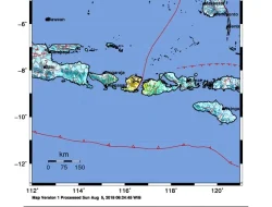 Gempa M4,5 Guncang Lombok Utara, Getaran Terasa hingga Denpasar – BMKG: Tidak Berpotensi Tsunami